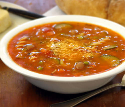 Minestrone supa