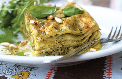 Lasagne al pesto