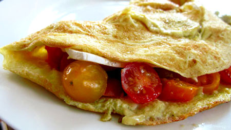 Omlet sa paradajzom