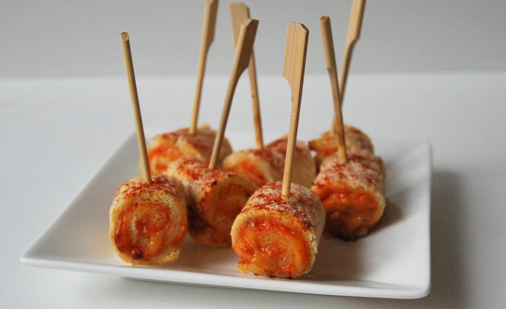 Chedar i paprika rolnice