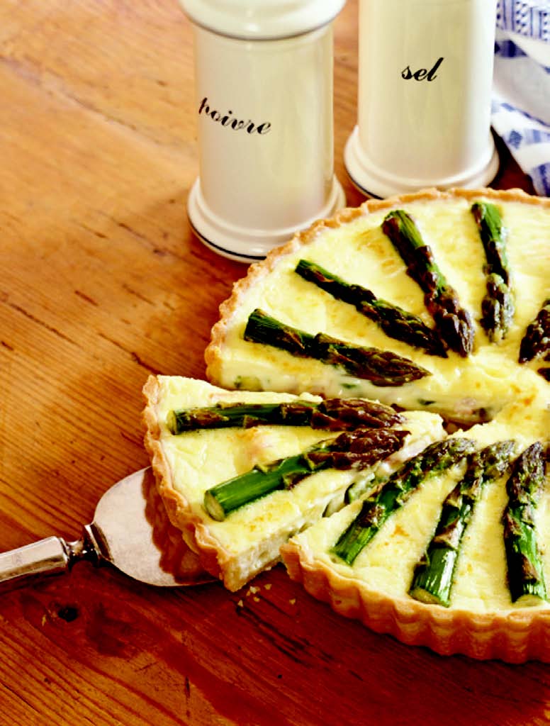 Quiche sa šparogama