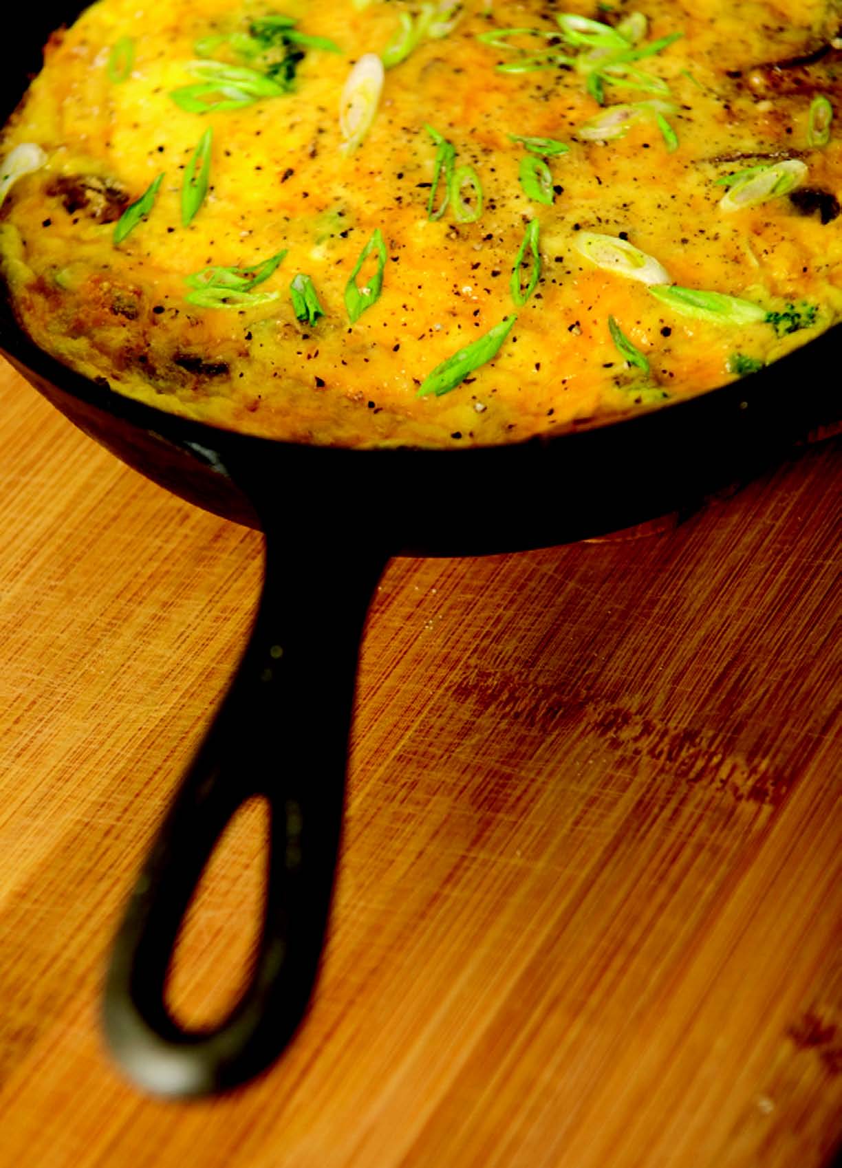 Omlet sa mladim lukom