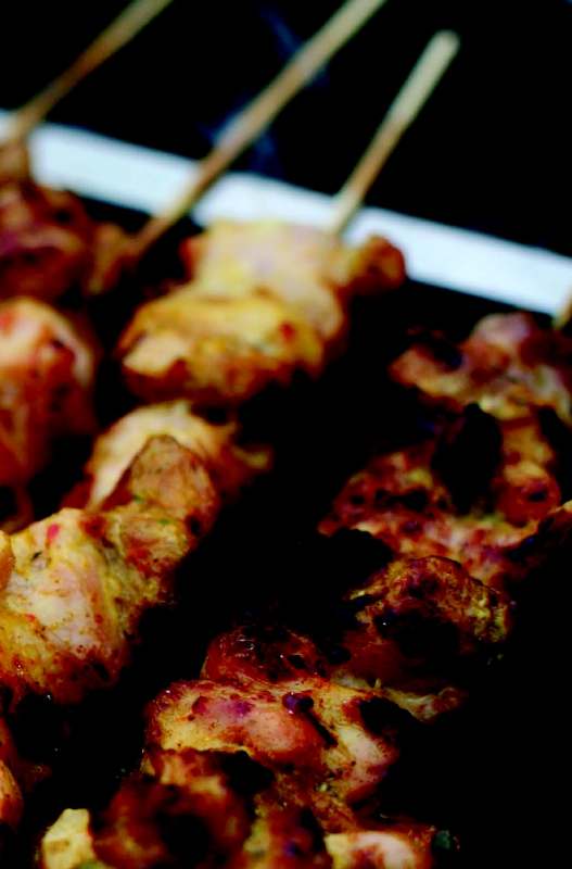 Janjeći ražnjići s curryjem