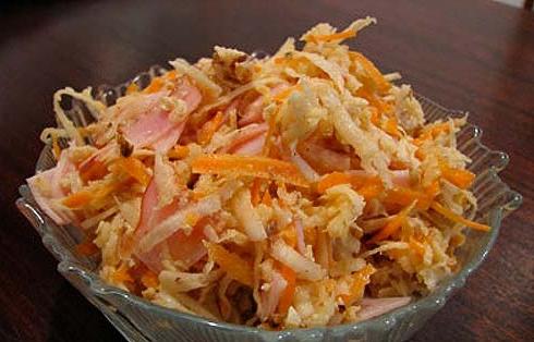 Salata s celerom i pršutom