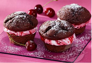 Čokoladni muffini s trešnjama