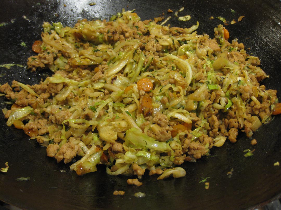 Wok kupus