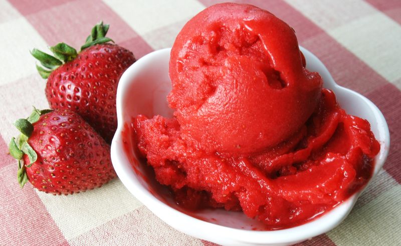 Sorbet od jagoda