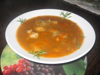 Fish paprikaš
