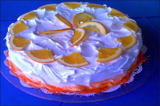 Vanilin torta s narančom