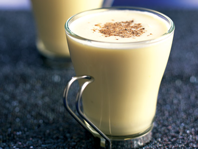 Eggnog s bananom