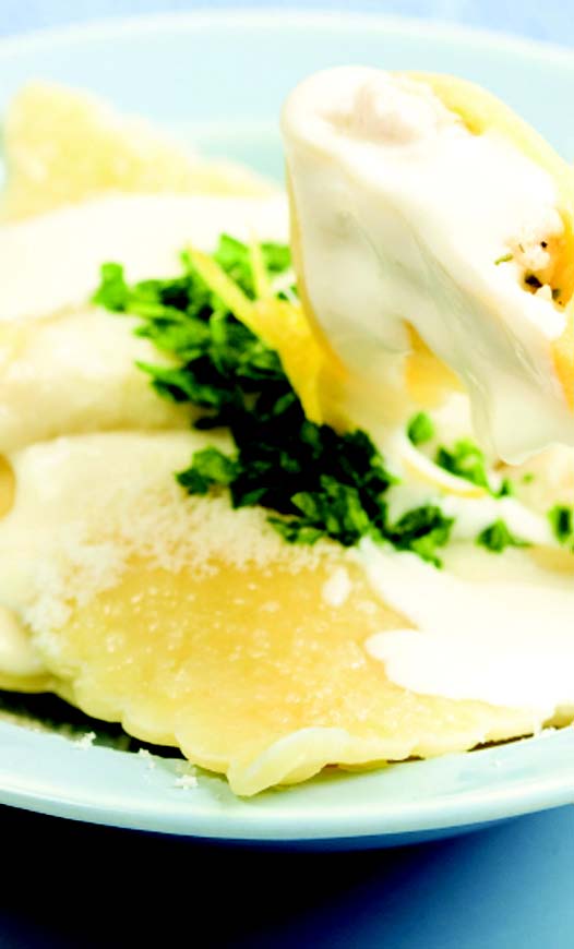 Brzi ravioli sa bešamel sosom