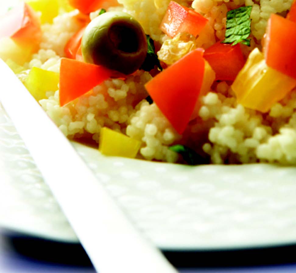 Cous cous sa začinskim biljem