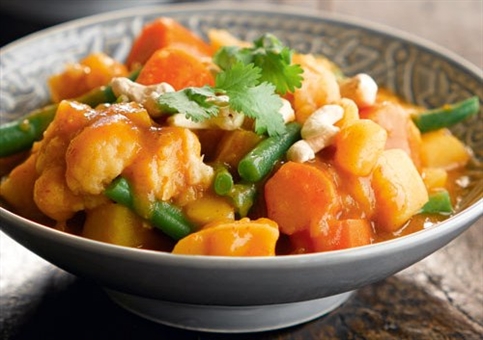 Curry s povrćem