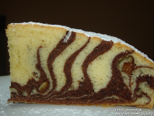 Zebra kolač