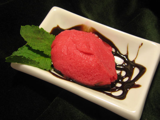 Granita od limuna i malina