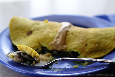 Veganski omlet